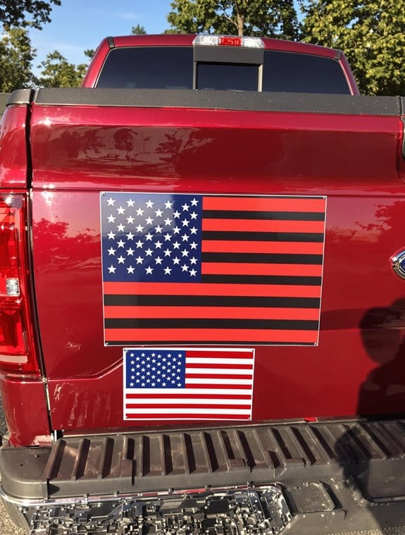 choosing usa truck magnet